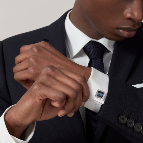 CROG000164 - サントス ドゥ カルティエ カフリンクス - パラジウム  