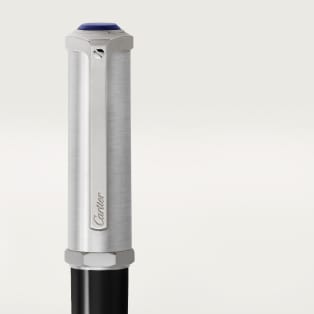 サントス デュモン ボールペン ブラック コンポジット、メタル