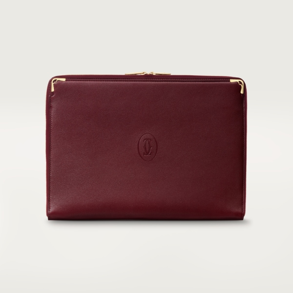 Cartier　カルティエ　ハンドバッグ　ボルドー - 4