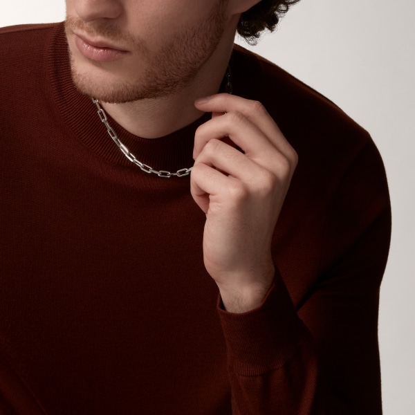 Crb サントス ドゥ カルティエ ネックレス ホワイトゴールド Cartier