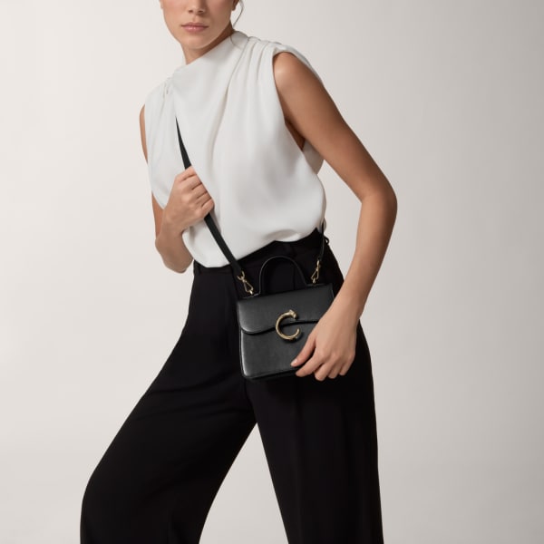 カルティエ Cartier ショルダーバッグ レザー ボルドー系 パンテール 【公式通販】 Cartier　パンテール　ショルダーバッグ★