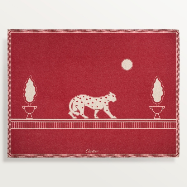 パンテール ドゥ カルティエ ブランケット メリノウール、カシミヤ