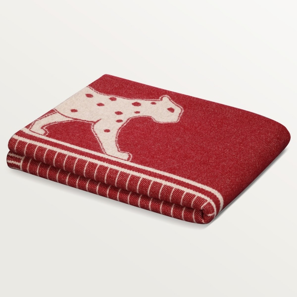 パンテール ドゥ カルティエ ブランケット メリノウール、カシミヤ