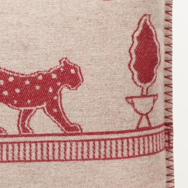 パンテール ドゥ カルティエ クッション メリノウール、カシミヤ