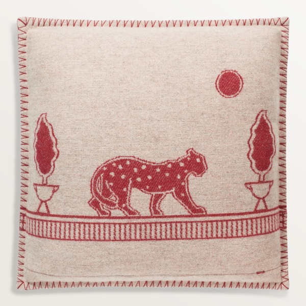 パンテール ドゥ カルティエ クッション メリノウール、カシミヤ