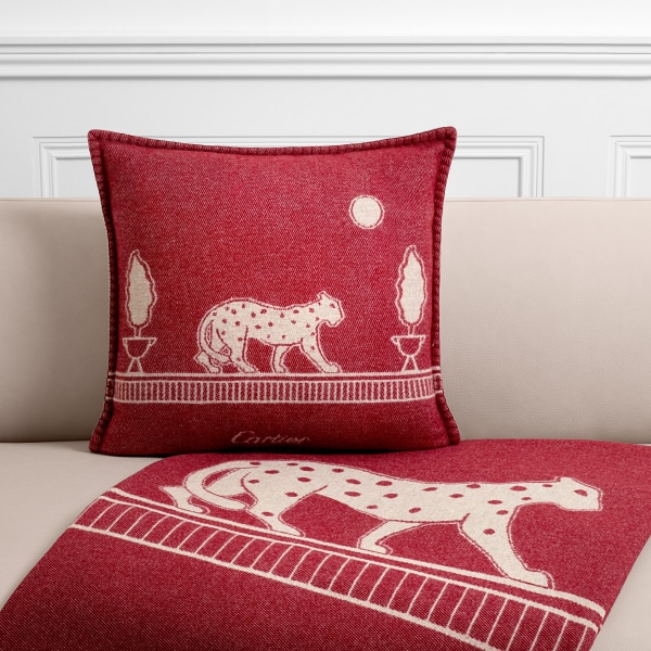 パンテール ドゥ カルティエ クッション メリノウール、カシミヤ