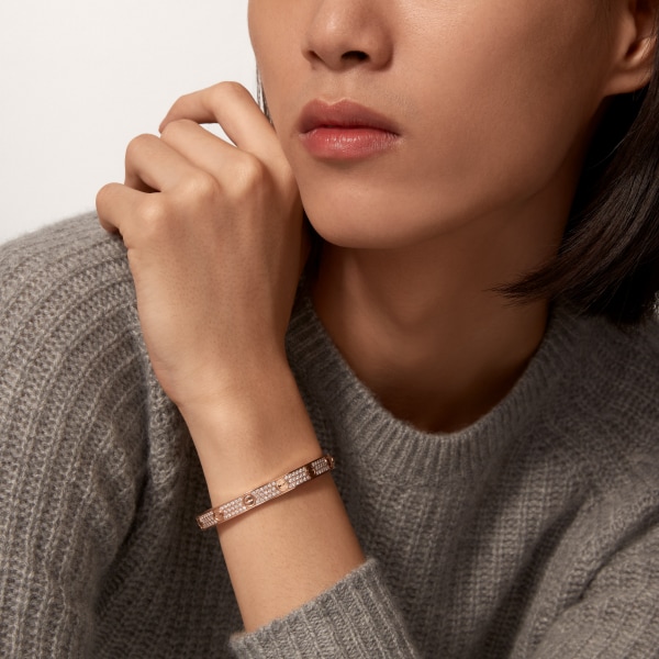 カルティエ 〔Cartier〕 サイズ:17 LOVE BRACELET PAVE DIAMONDS  