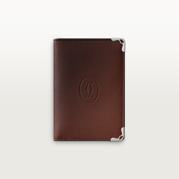 名刺入れ 見易かっ 新品未使用 ボルドー 売買されたオークション情報 