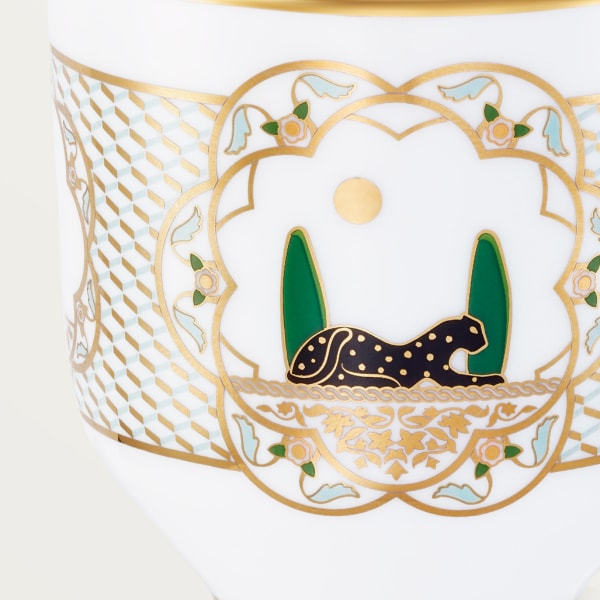 パンテール ドゥ カルティエ カップ 3個セット ポーセリン