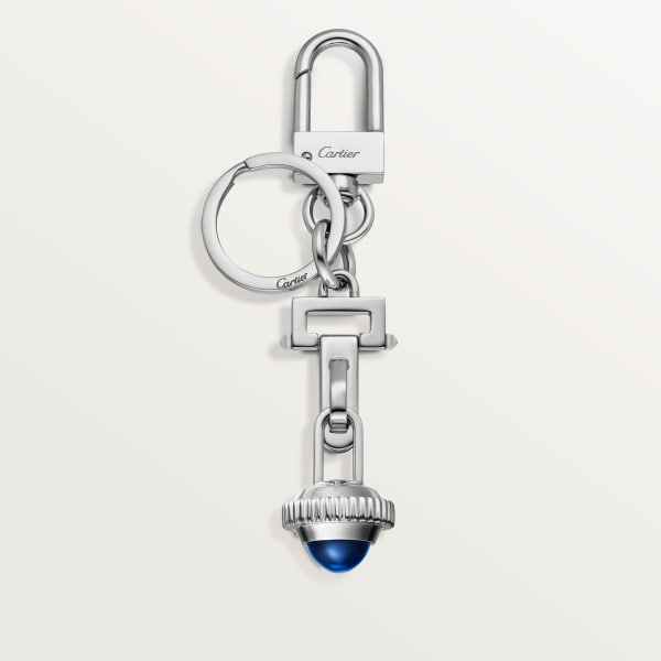 カルティエ キーホルダー レディース シルバー 中古 カルティエ キーリング ロゴプレート シルバー Cartier カルティエ