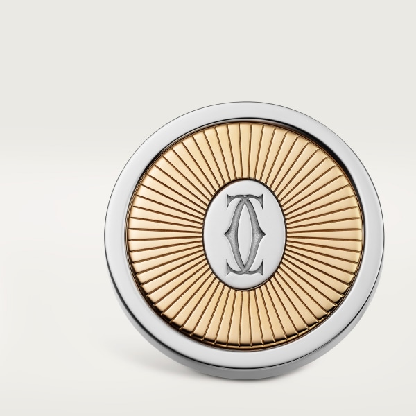 CROG000563 - ドゥーブルC ドゥ カルティエ ロゴ カフリンクス  