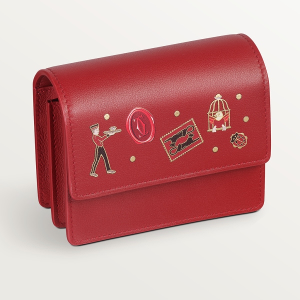 ディアボロ ドゥ カルティエ プレイングカード レッド カーフスキン