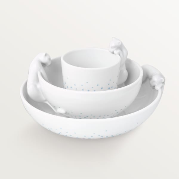 CROG000790 - カルティエ ベビー パンテール3点セット - ポーセリン  