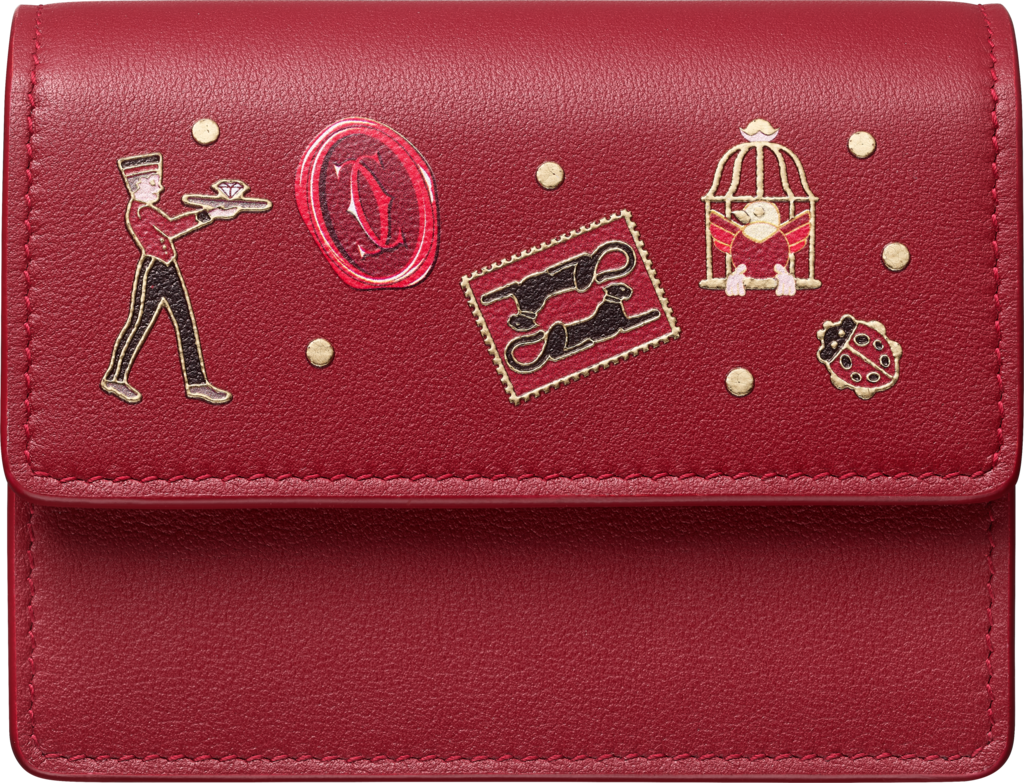 ディアボロ ドゥ カルティエ プレイングカードレッド カーフスキン