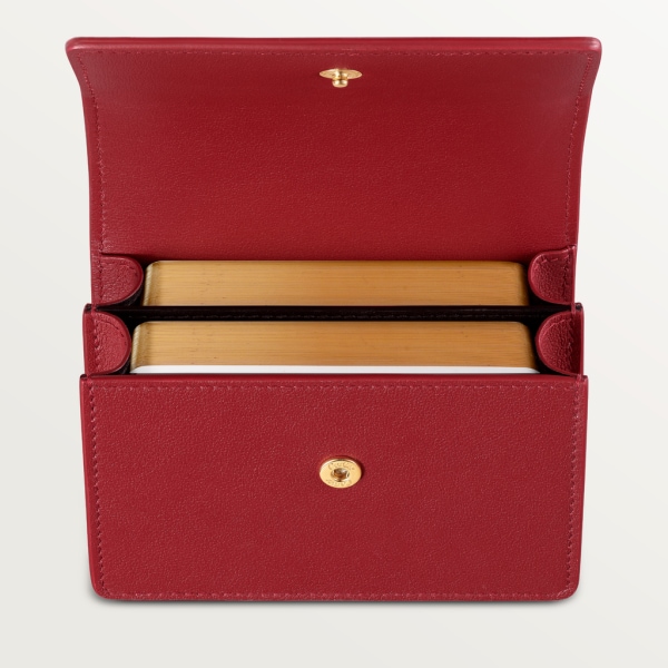 ディアボロ ドゥ カルティエ プレイングカード レッド カーフスキン