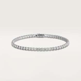 エッセンシャル ライン ブレスレット、ブリリアントカット ダイヤモンド ホワイトゴールド、ダイヤモンド