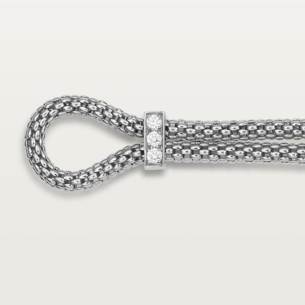パンテール ドゥ カルティエ ブレスレット、パヴェ  ホワイトゴールド、ダイヤモンド、エメラルド、オニキス