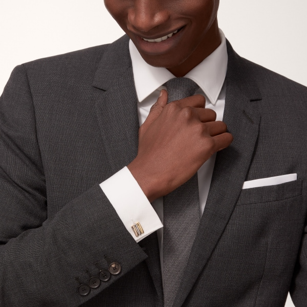 ヴァンドーム ルイ カルティエ カフリンクス ホワイトゴールド、ピンクゴールド、イエローゴールド