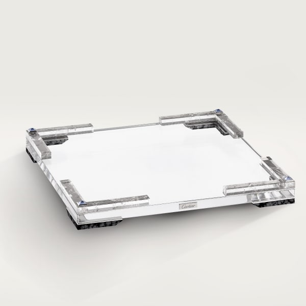 パンテール ドゥ カルティエ シャンパン セット ホワイトゴールド、ブラックジェイド、ツァボライト、アイオライト、タヒチ産ブラックパール、スポッツ入りのオブシディアン、ロッククリスタル、クリスタル、ダイヤモンド