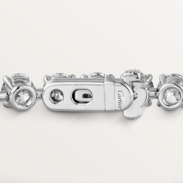 エッセンシャル ライン ブレスレット、ブリリアントカット ダイヤモンド  プラチナ、ダイヤモンド