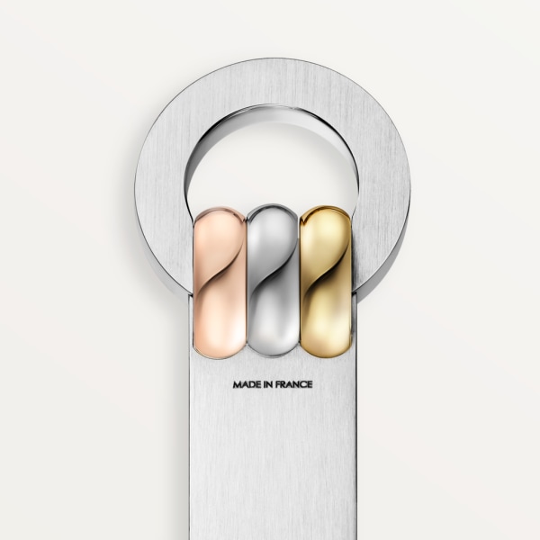 ルイ カルティエ ヴァンドーム レターオープナー ステンレススティール、イエローゴールド＆ピンクゴールドフィニッシュ