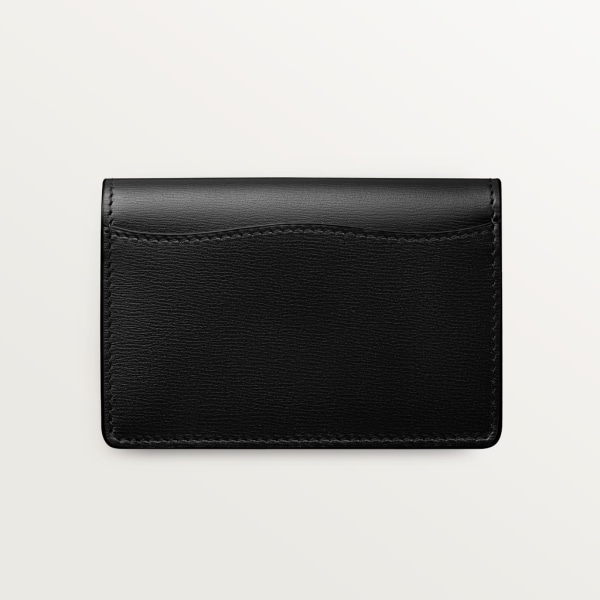 パンテール ドゥ カルティエ  ミニウォレット
 ブラック カーフスキン、ゴールドフィニッシュ