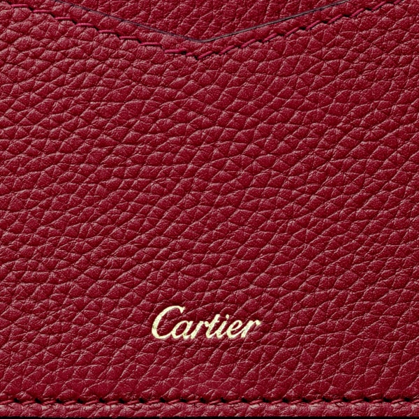パンテール ドゥ カルティエ ミニ マルチウォレット
 ボルドー カーフスキン、ゴールドフィニッシ
