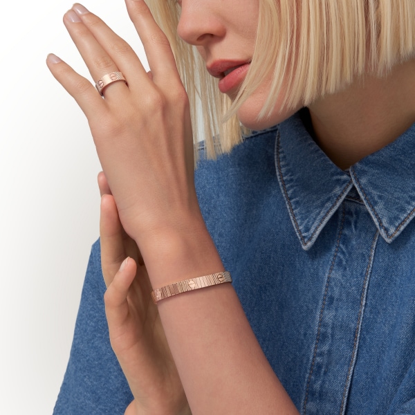 Love Unlimited ブレスレット、フレキシブル ピンクゴールド