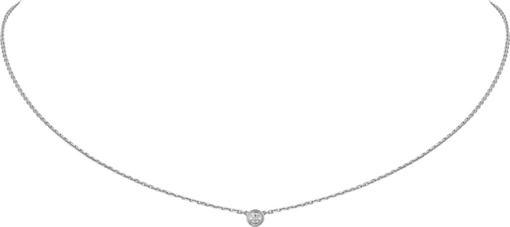 Crb ディアマン レジェ ネックレス Xs ホワイトゴールド ダイヤモンド Cartier Crb ディアマン レジェ ネックレス Xs ホワイトゴールド ダイヤモンド Cartier