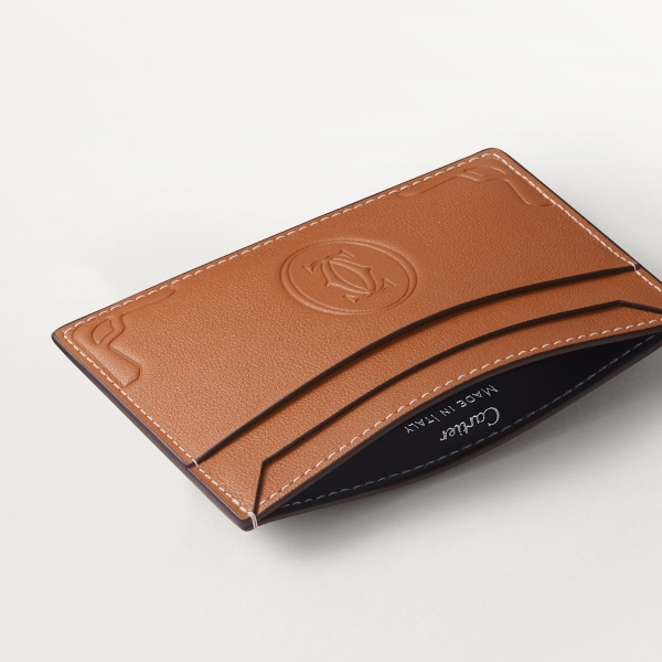 カード ホルダー マスト  キャラメルカラー カーフスキン