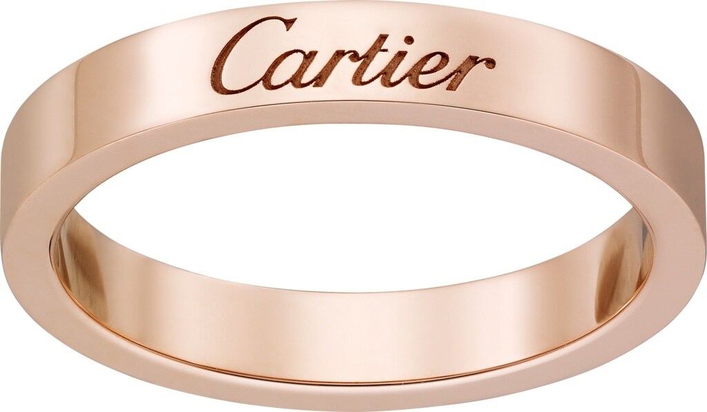 Crb C ドゥ カルティエ ウェディング リング ピンクゴールド Cartier