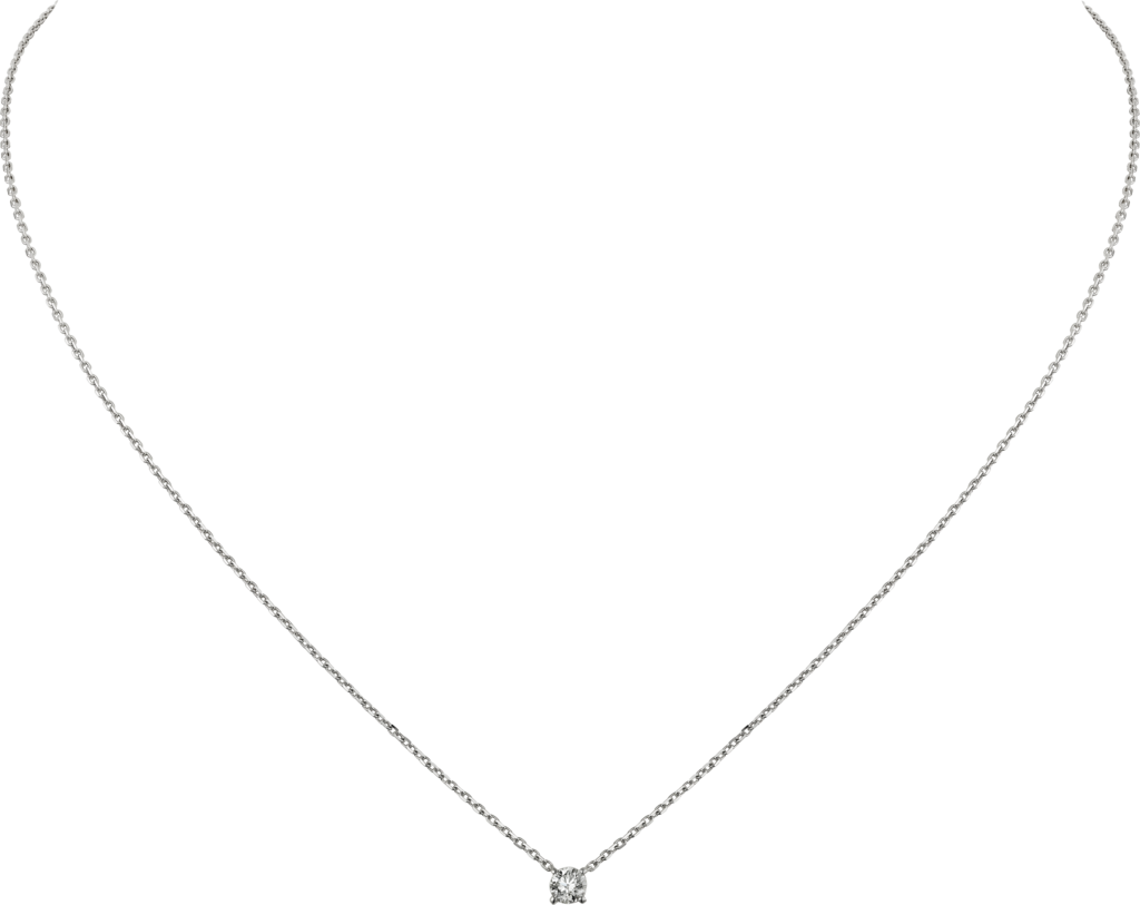 1895 ネックレスホワイトゴールド、ダイヤモンド