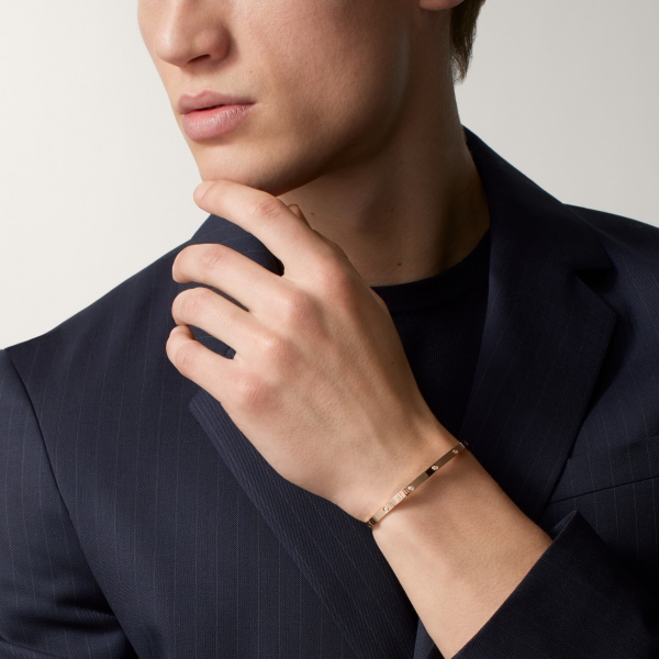 Love ブレスレット、スモールモデル、ダイヤモンド10石 ピンクゴールド、ダイヤモンド