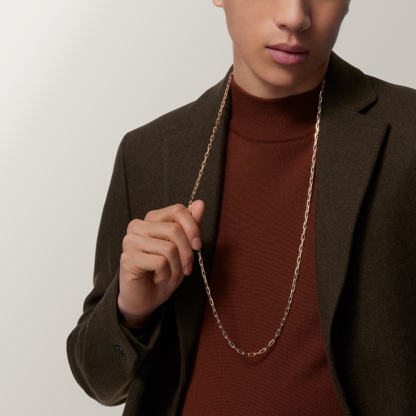 サントス ドゥ カルティエ ロングネックレス、チェーン、スモールモデル イエローゴールド