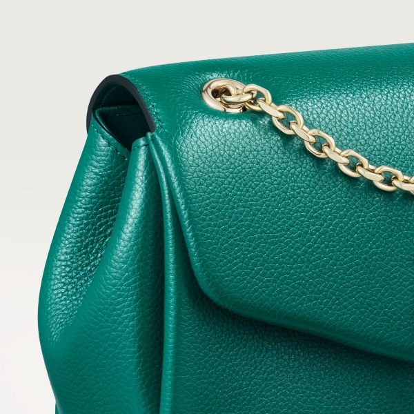 パンテール ドゥ カルティエ チェーンバッグ ミニ ブライトグリーン カーフスキン、ゴールド フィニッシュ