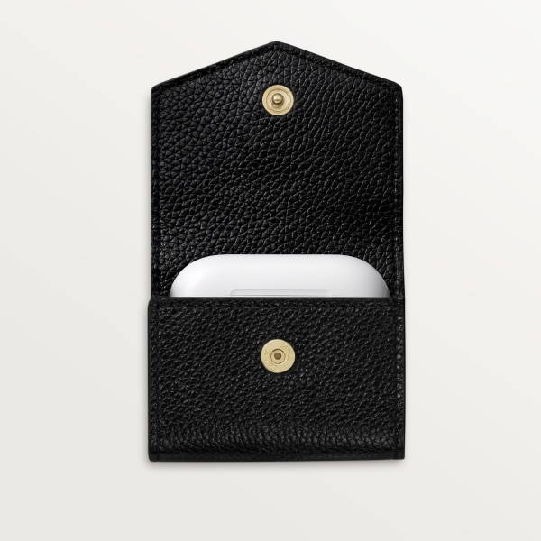 パンテール ドゥ カルティエ AirPod Pro ケース ブラック カーフスキン、パンテール ドゥ カルティエ