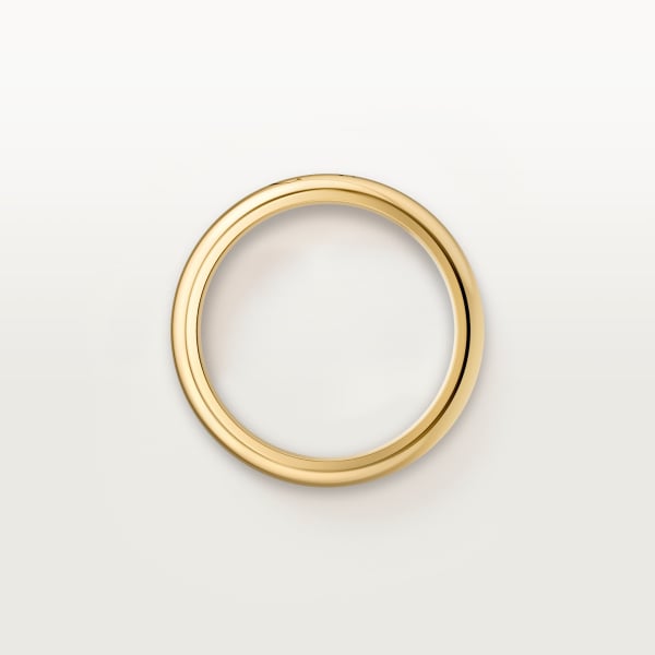 C ドゥ カルティエ ウェディングリング、幅4mm イエローゴールド