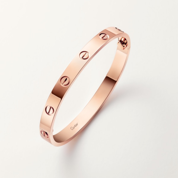 CRB6067417 - LOVE ブレスレット、クラシックモデル - ピンクゴールド  