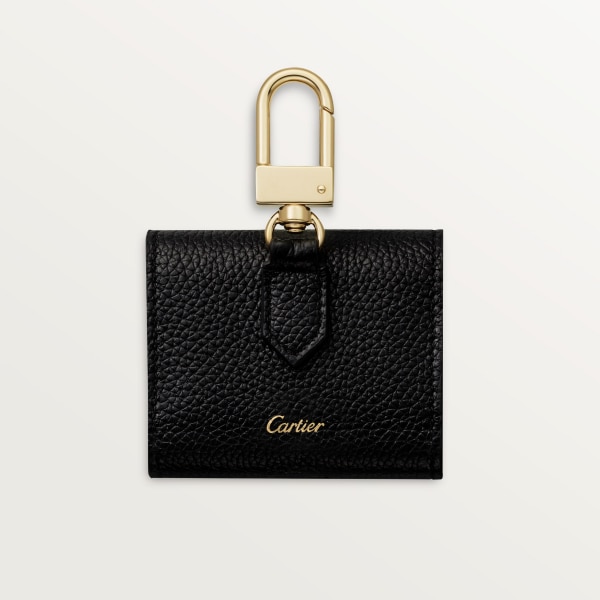 パンテール ドゥ カルティエ AirPod Pro ケース ブラック カーフスキン、パンテール ドゥ カルティエ