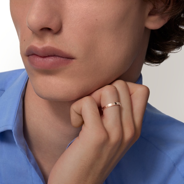 カルティエ ダムール ウェディングリング、幅2.5mm ピンクゴールド