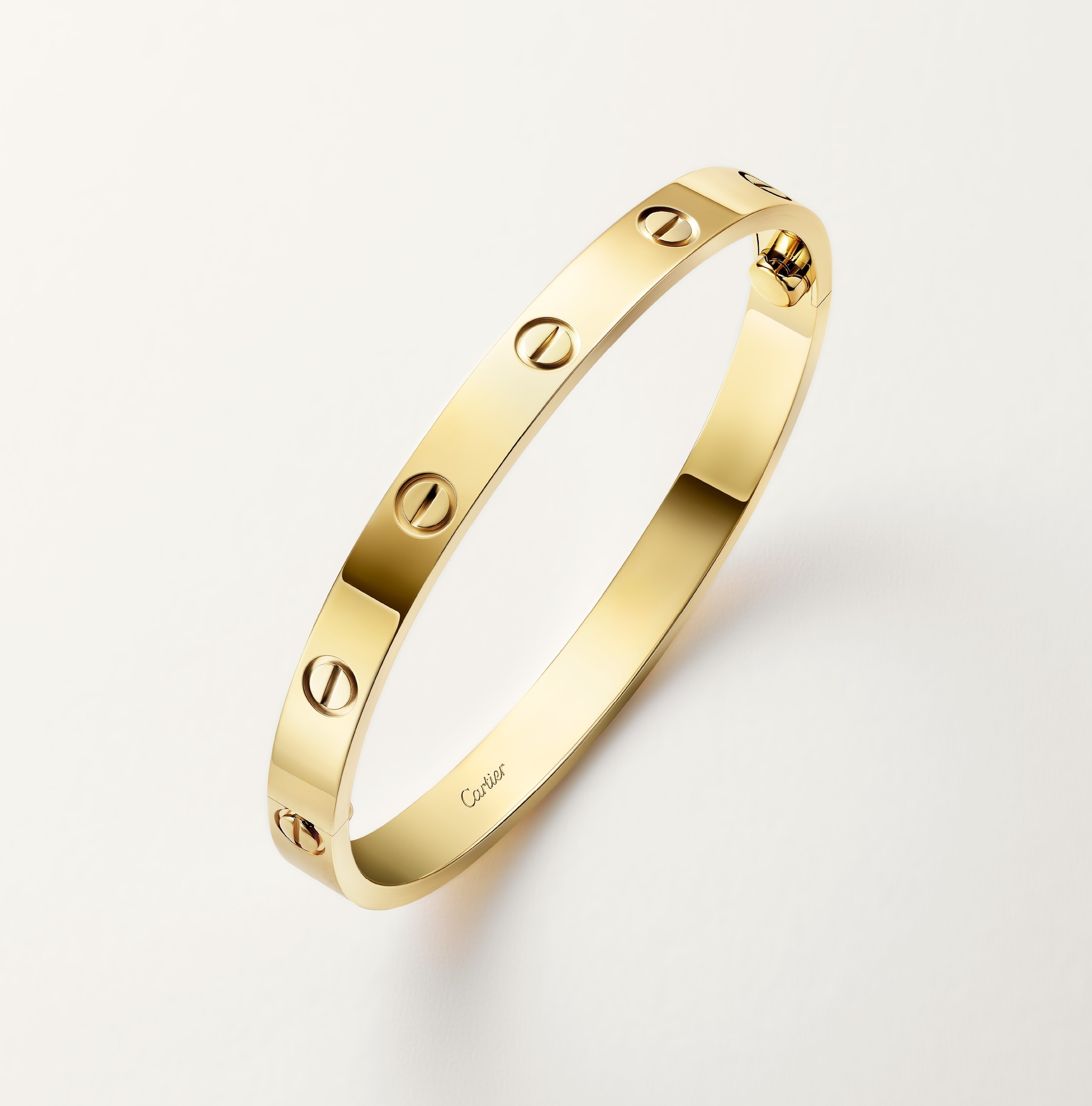 Love ブレスレット、クラシックモデルイエローゴールド