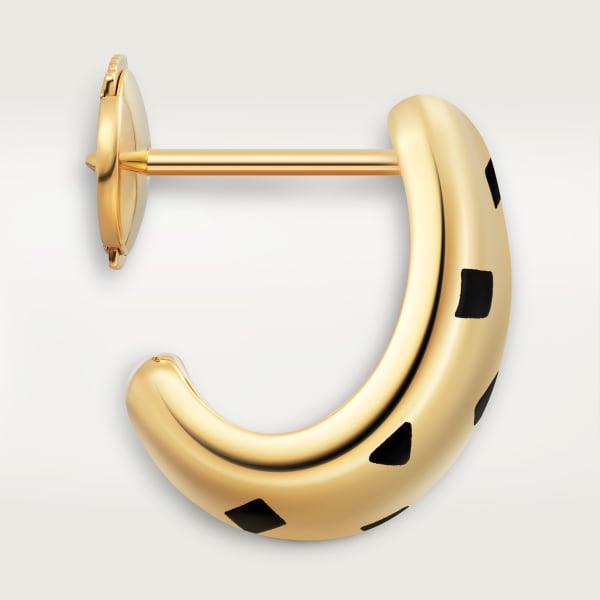 パンテール ドゥ カルティエ イヤリング イエローゴールド、ラッカー 