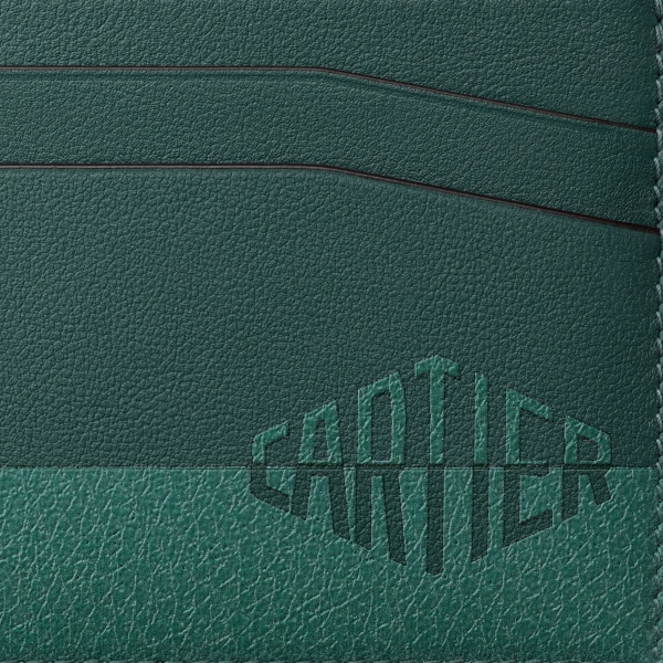 カード ホルダー ロザンジュ シャドウ  パイングリーン＆グリーン カーフスキン