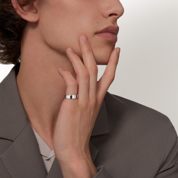 カルティエ ダムール ウェディングリング、幅6mm プラチナ