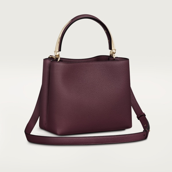 スモール バッグ 
パンテール ドゥーブル  プラム グレイン カーフスキン