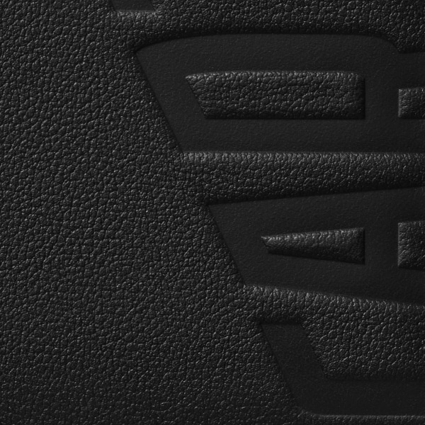 ロザンジュ カードホルダー  エンボス加工 ブラック スムースカーフレザー