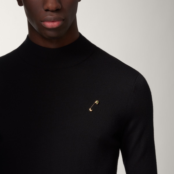 C ドゥ カルティエ ピンブローチ イエローゴールド、アベンチュリン