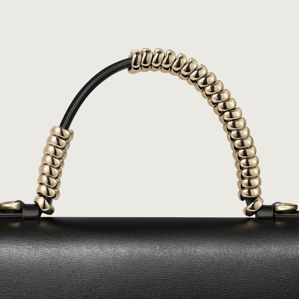 スモール バッグ
パンテール C ブラック グレインド カーフスキン、アニメーテッド グリップ、ゴールドフィニッシュ