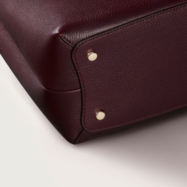 スモール バッグ 
パンテール ドゥーブル  グレープ グレインド カーフスキン、ゴールドフィニッシュ