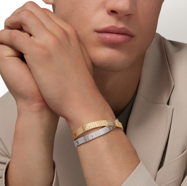 Love Unlimited ブレスレット、フレキシブル ホワイトゴールド